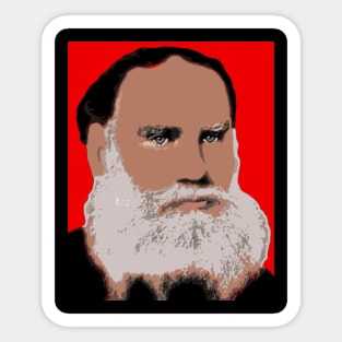 leo tolstoy Sticker